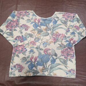 VINTAGE 1990s Glory USA Floral Sweater